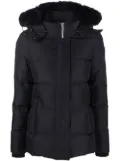 Moose Knuckles feather-down shearling-lined jacket - Black