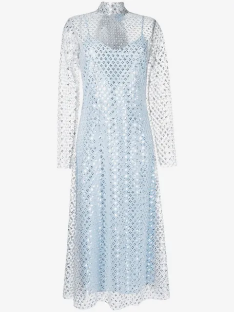 Macgraw Perception sequin-embellished long dress