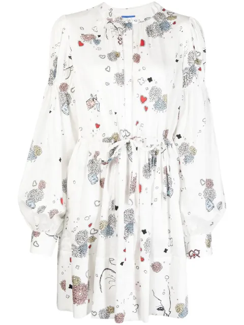 Macgraw In Cahoots printed mini dress