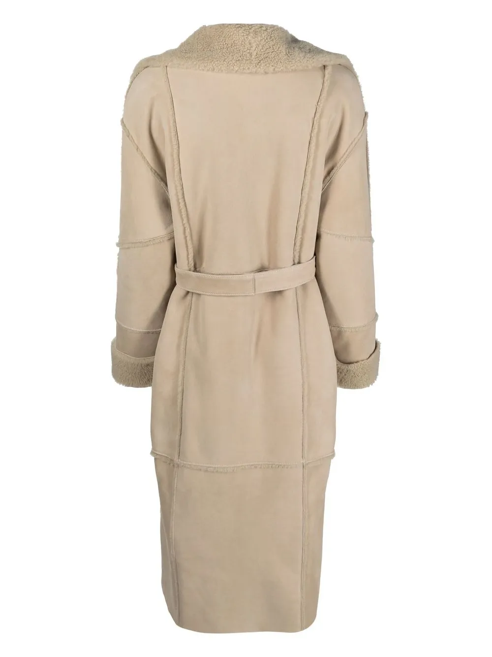 Eleventy Shearling lined Belted Suede Coat Farfetch eleventy-shearling-lined-belted-suede-coat-farfetch