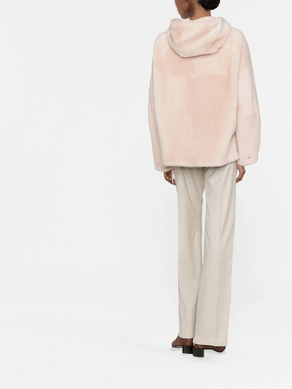 Yves Salomon Lambs Wool Hooded Jacket Farfetch