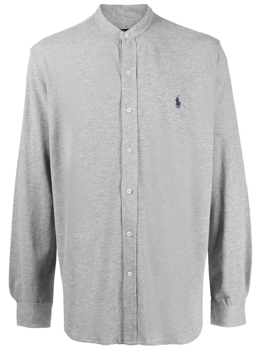 

Polo Ralph Lauren camisa tejida con botone - Gris