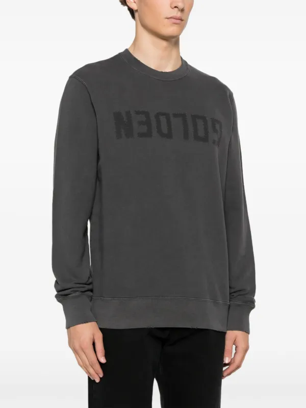 【関税込み】Golden Goose ブラック Archibald スウェットシャツ Golden Goose Star Sweatshirt Archibald Regular Crewneck In