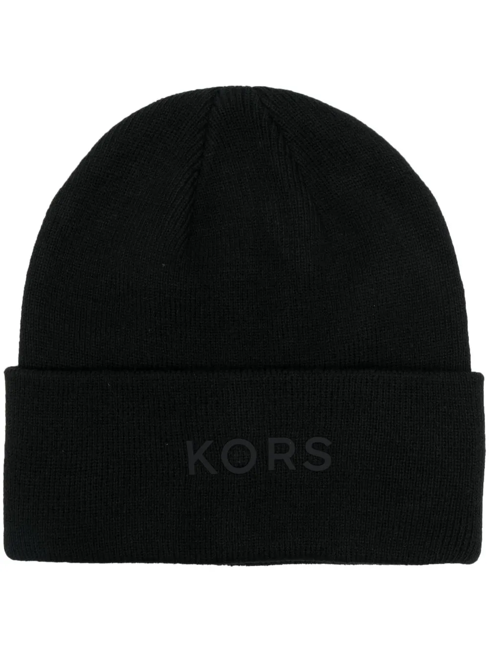 

Michael Kors logo-print knitted hat - Black