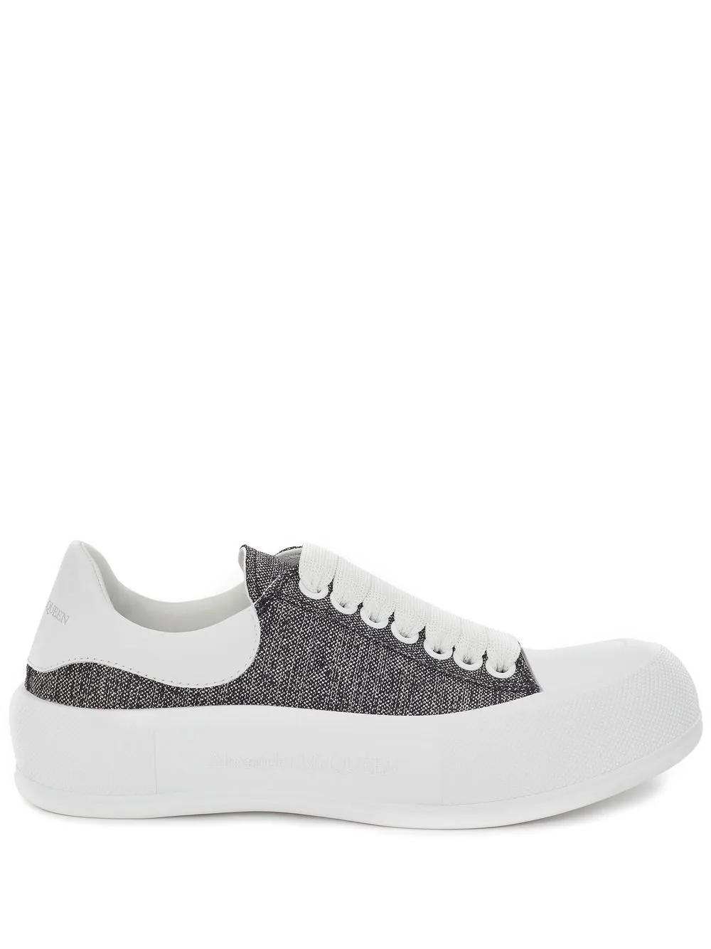 

Alexander McQueen flatform low-top sneakers - SILVER/BLK/OP.WHITE