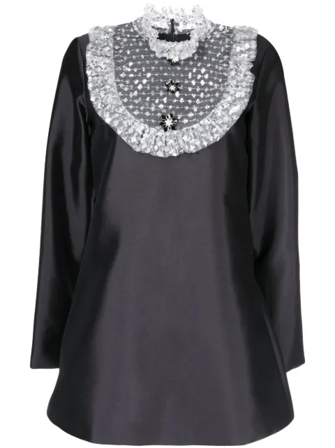 Macgraw Tempo long-sleeve mini dress
