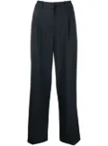 Low Classic wool-blend straight-leg trousers - Blue