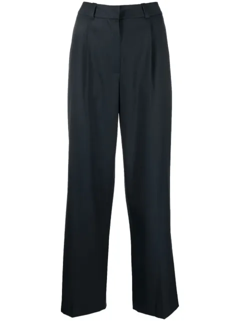 Low Classic wool-blend straight-leg trousers