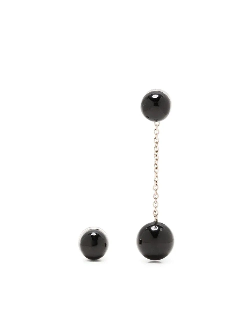 

Lemaire Beauty Spot asymmetrical earrings - Black