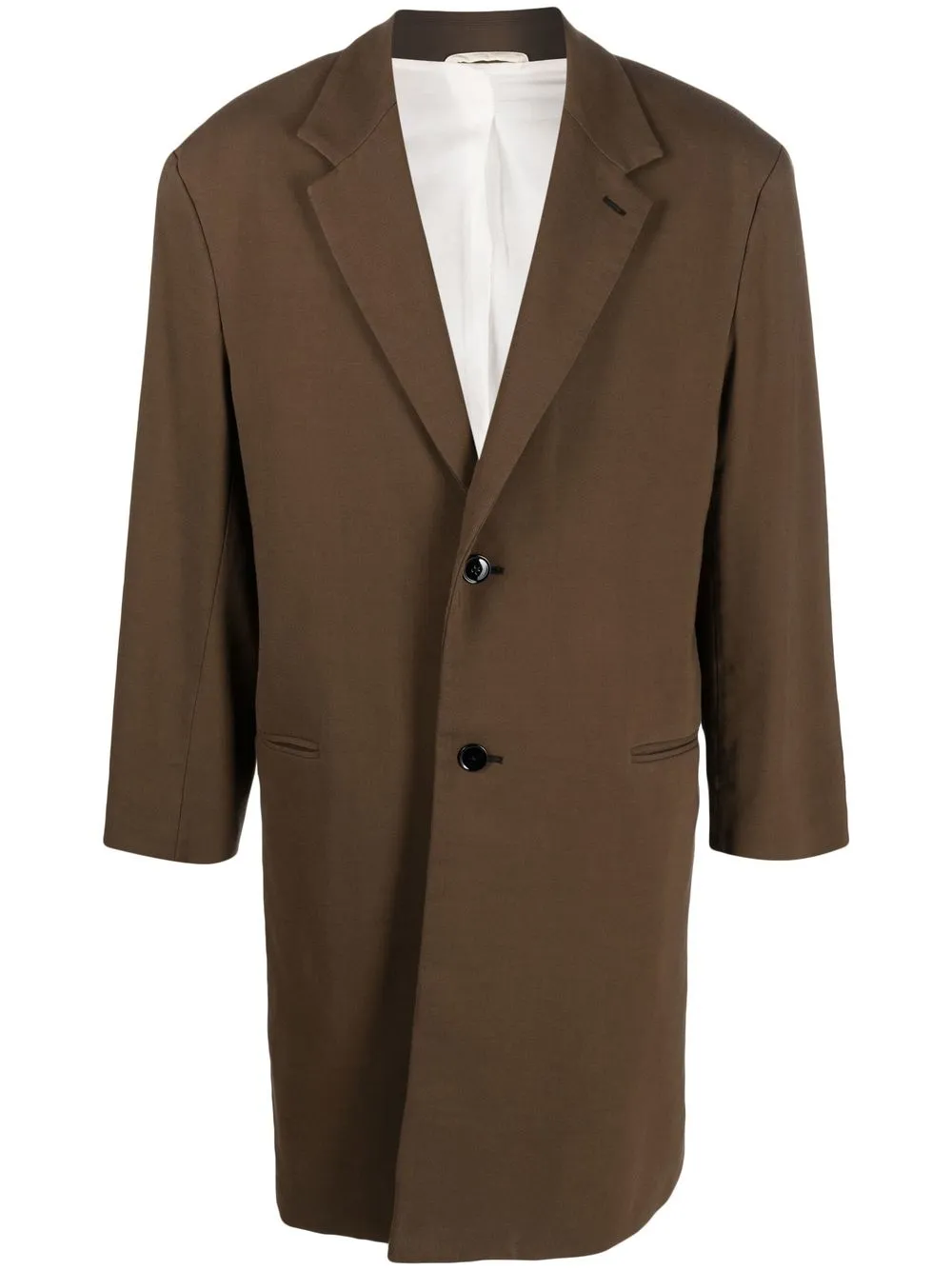 

Lemaire single-breasted coat - Brown
