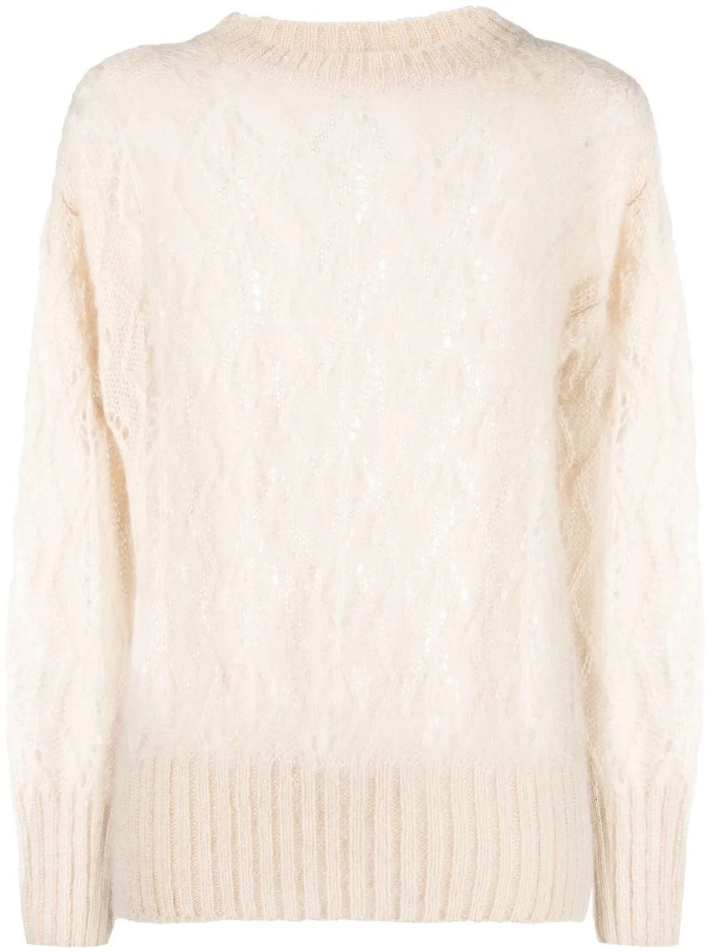 

Eleventy open-knit wool jumper - Neutrals