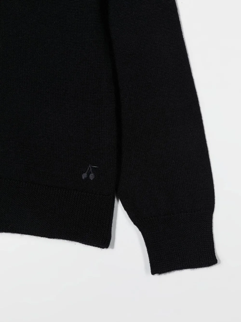  Bonpoint Fein Gestrickter Cardigan   Schwarz 