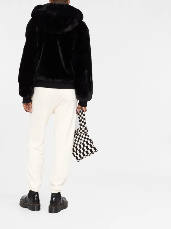 Represent faux fur zip hoodie deals