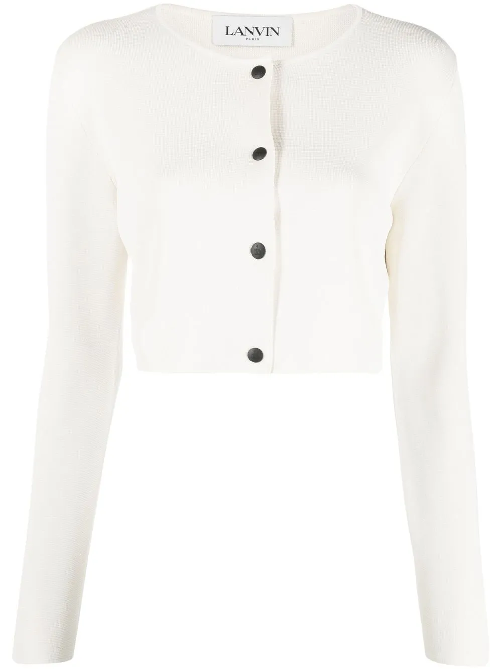 

Lanvin round-neck press-fastening cardigan - White