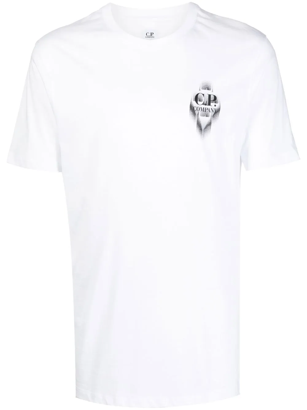 

C.P. Company playera manga corta con logo estampado - Blanco