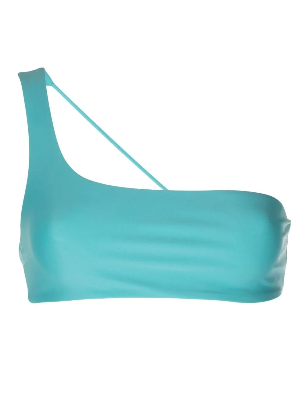 

JADE Swim top de bikini asimétrico - Azul