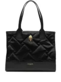 Kurt Geiger London logo quilted shopper tote - Black