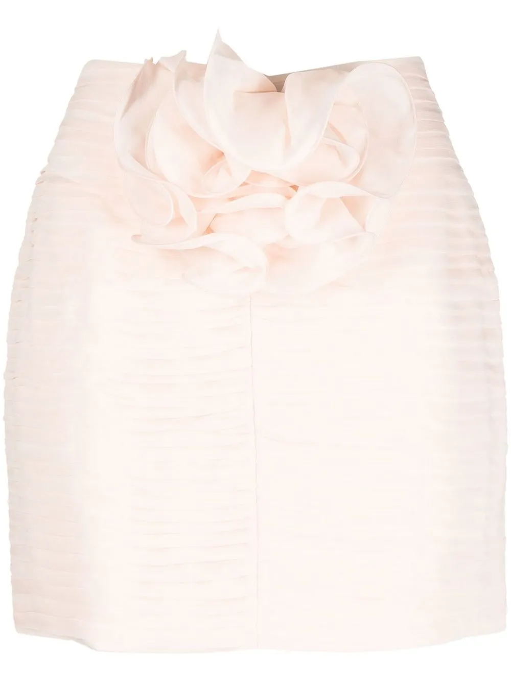 

Magda Butrym 3D flower-detail fitted mini skirt - Pink