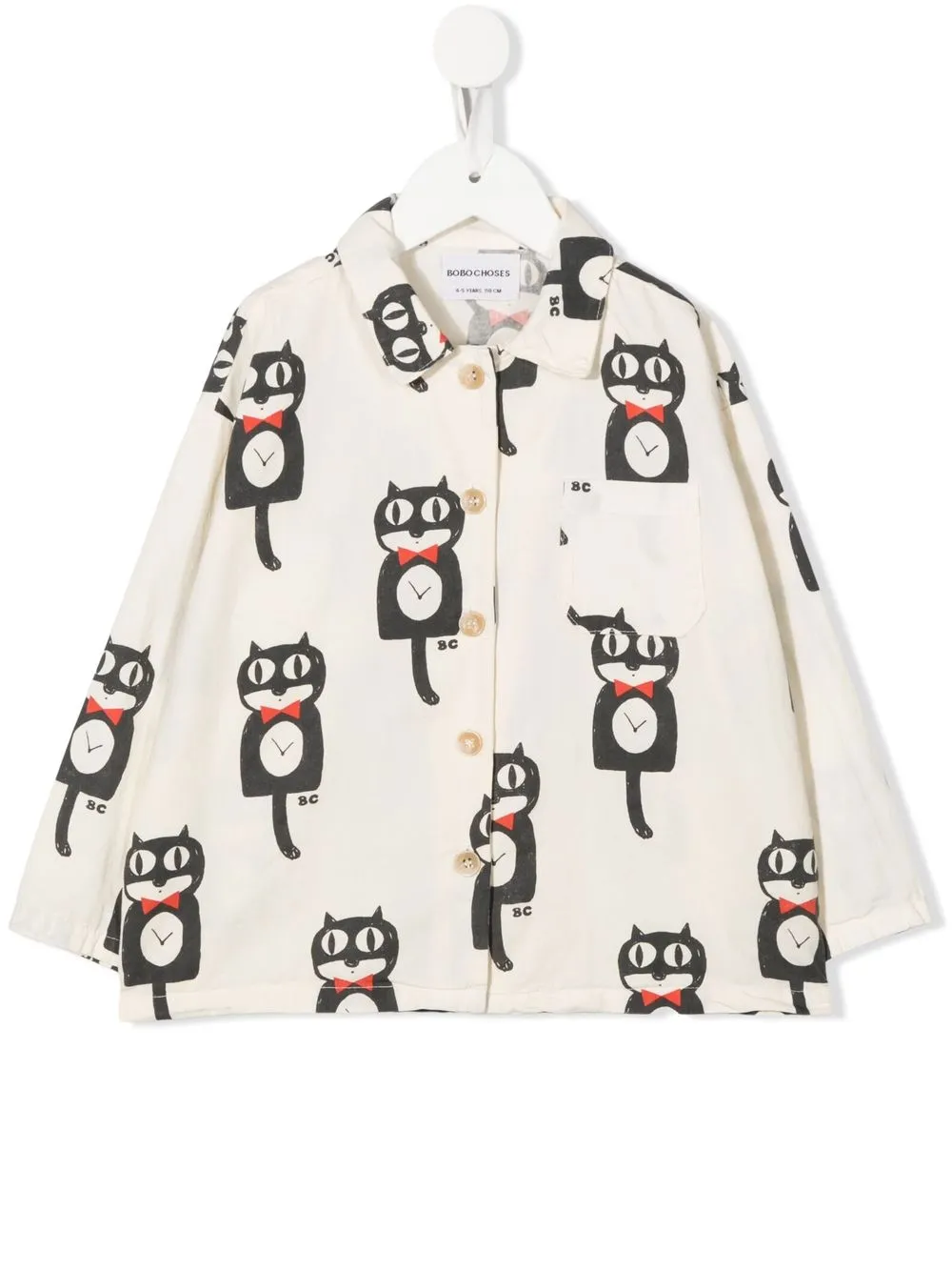 

Bobo Choses playera con gato estampado - Neutro