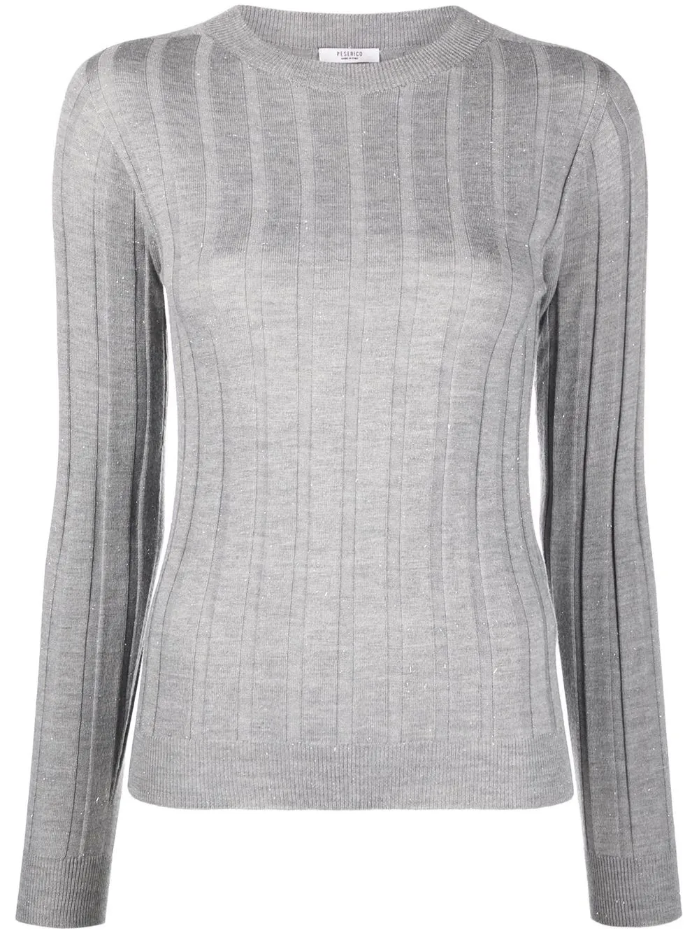 

Peserico ribbed-knit jumper - Grey