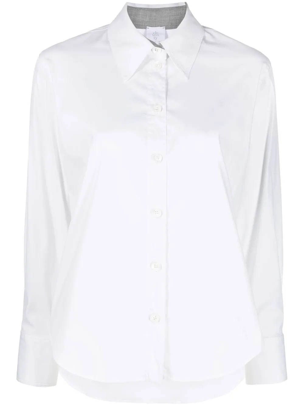 Eleventy Point collar Long sleeve Shirt In White ModeSens eleventy-point-collar-long-sleeve-shirt-in-white-modesens