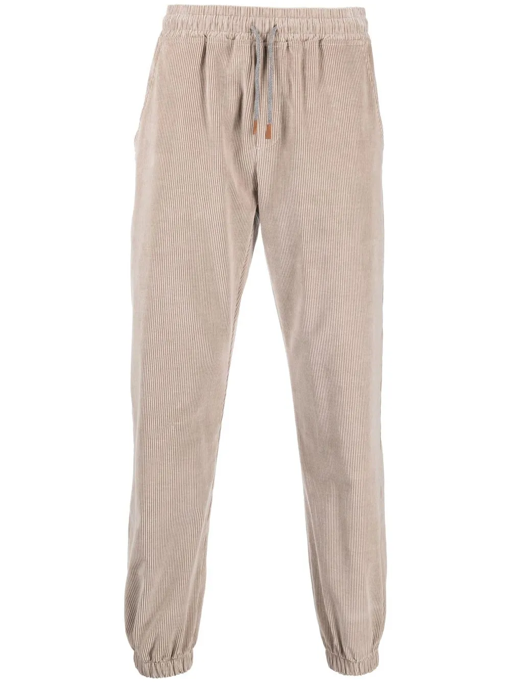 

Eleventy drawstring corduroy trousers - Neutrals