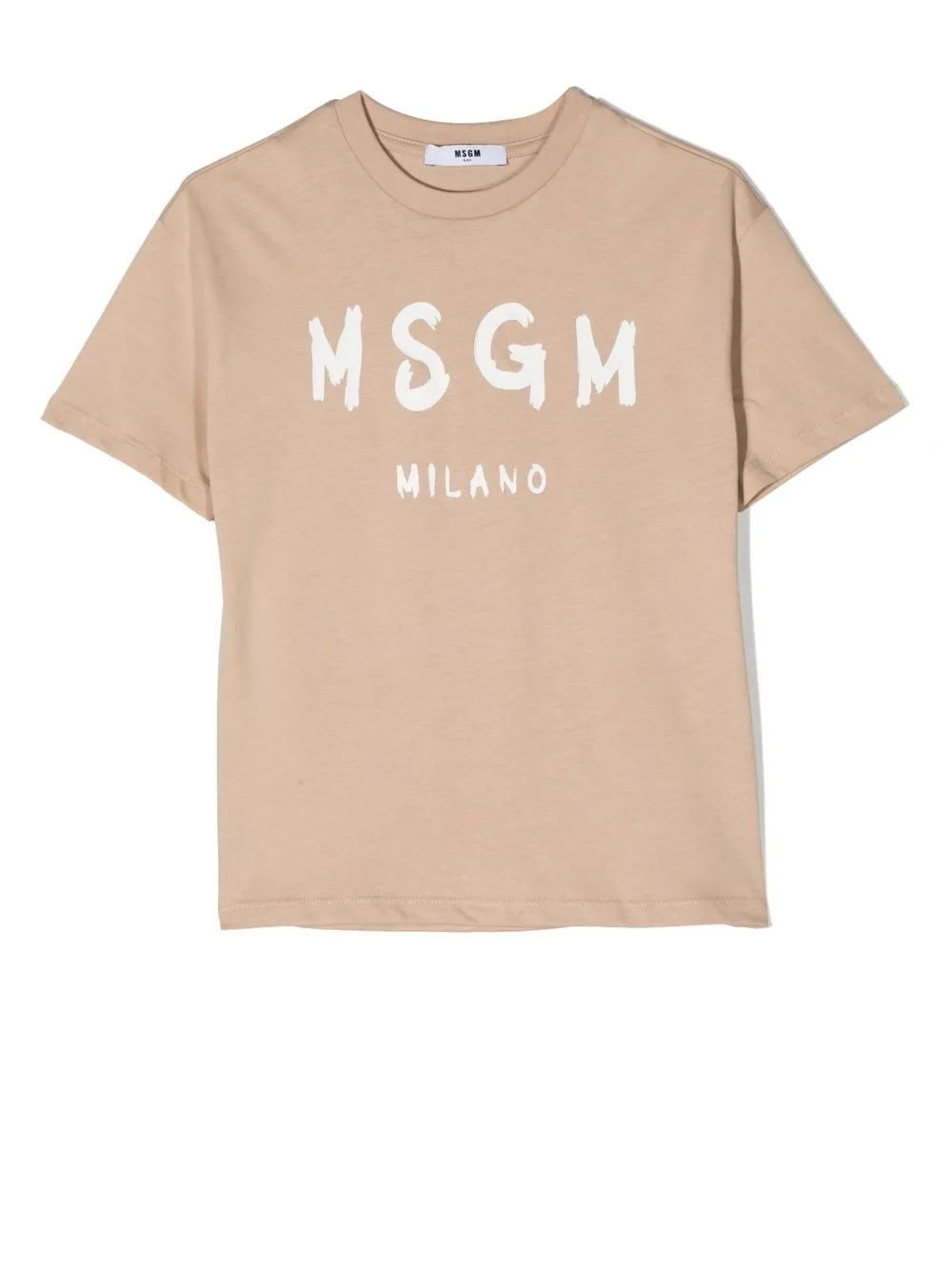 

MSGM Kids logo-print T-shirt - Neutrals