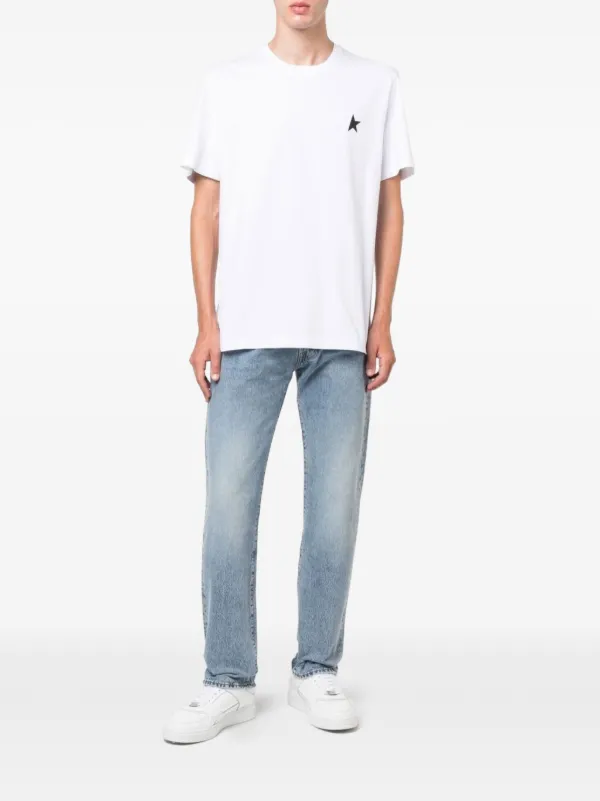 Golden Goose One Star-logo short-sleeve T-shirt | White