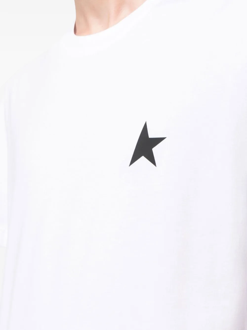 Tシャツ・カットソー GOLDEN GOOSE Men T Shirts GMP01220P000593 10364 WHITE GOLDEN GOOSE: T-shirt men - White | Golden Goose t-shirt