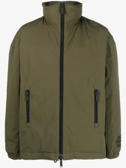 DSQUARED2 chamarra capitonada con cuello alto