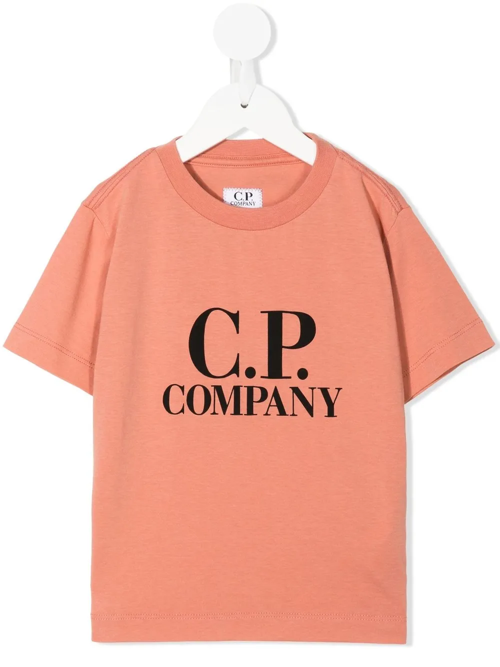 

C.P. Company Kids playera con logo estampado - Naranja