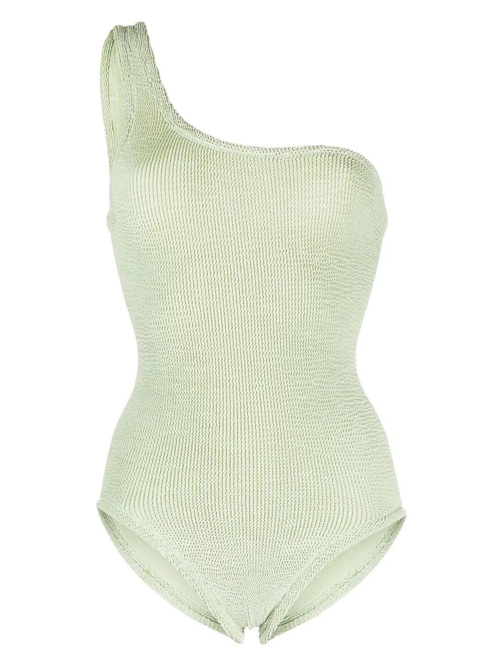 

Hunza G Nancy one-shoulder swimsuit - Green