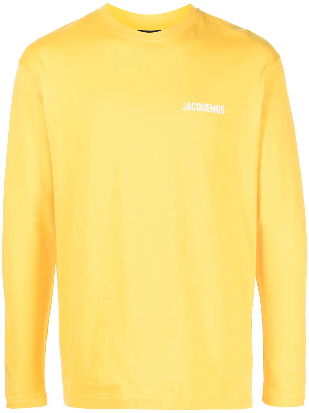 

Jacquemus playera manga larga con logo estampado - Amarillo