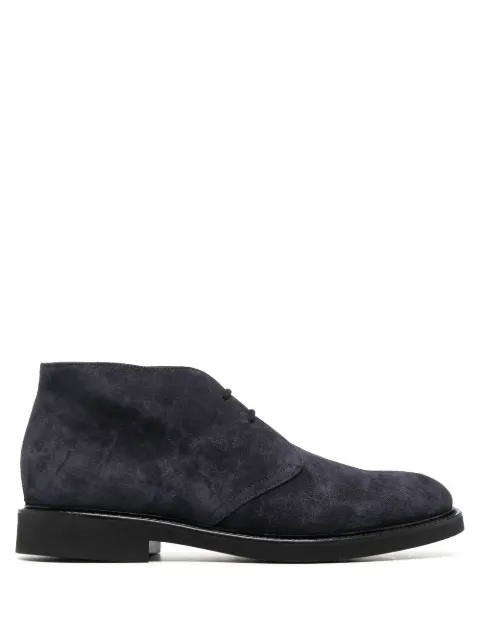 Doucal's lace-up suede desert boots