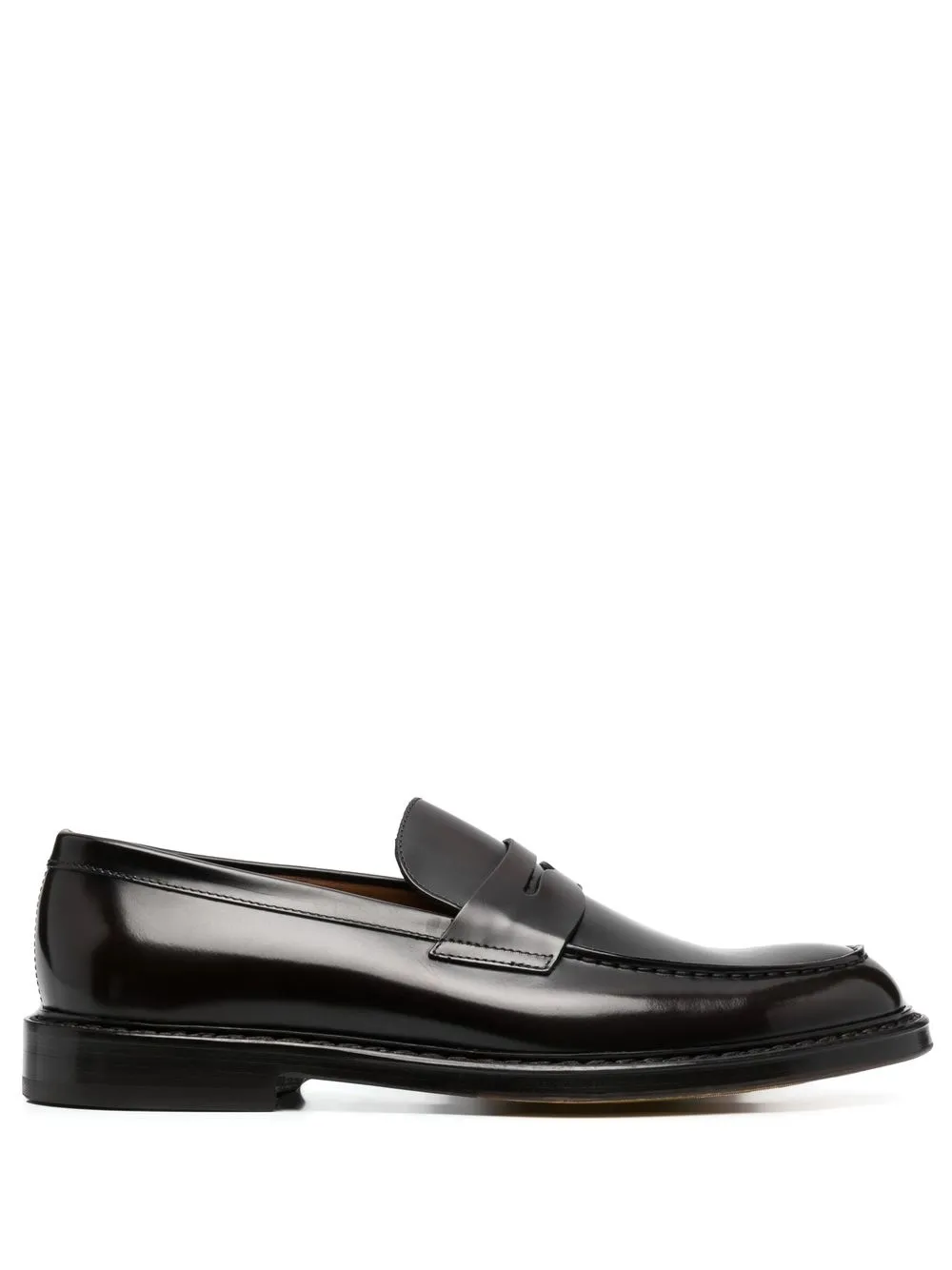 

Doucal's penny slot loafers - Brown