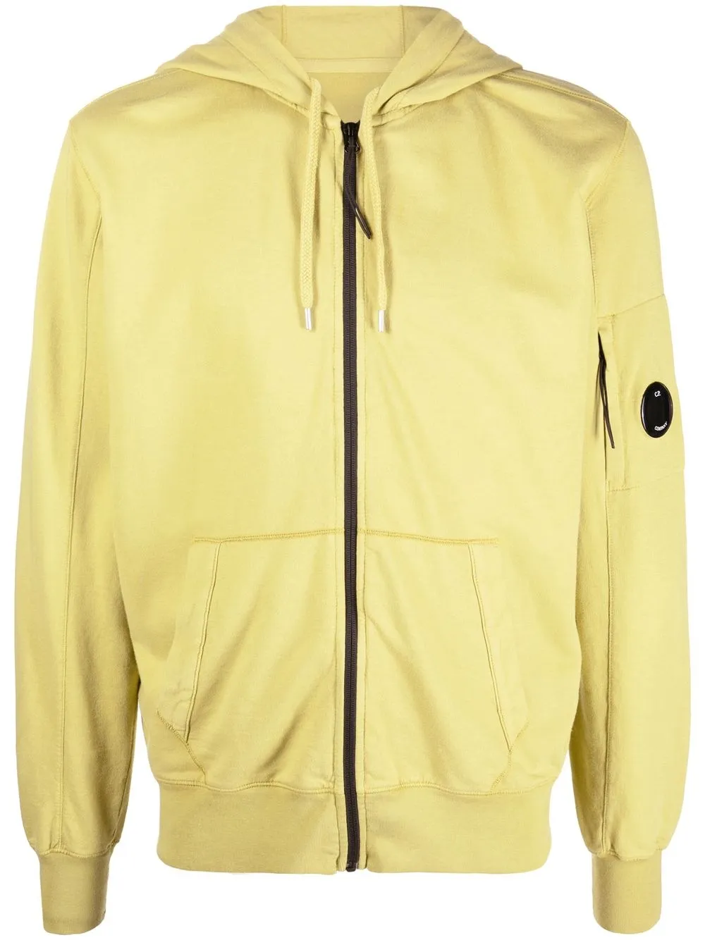 

C.P. Company cotton zip-fastening hoodie - Green