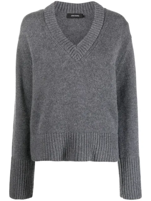 Lisa Yang V-neck cashmere jumper