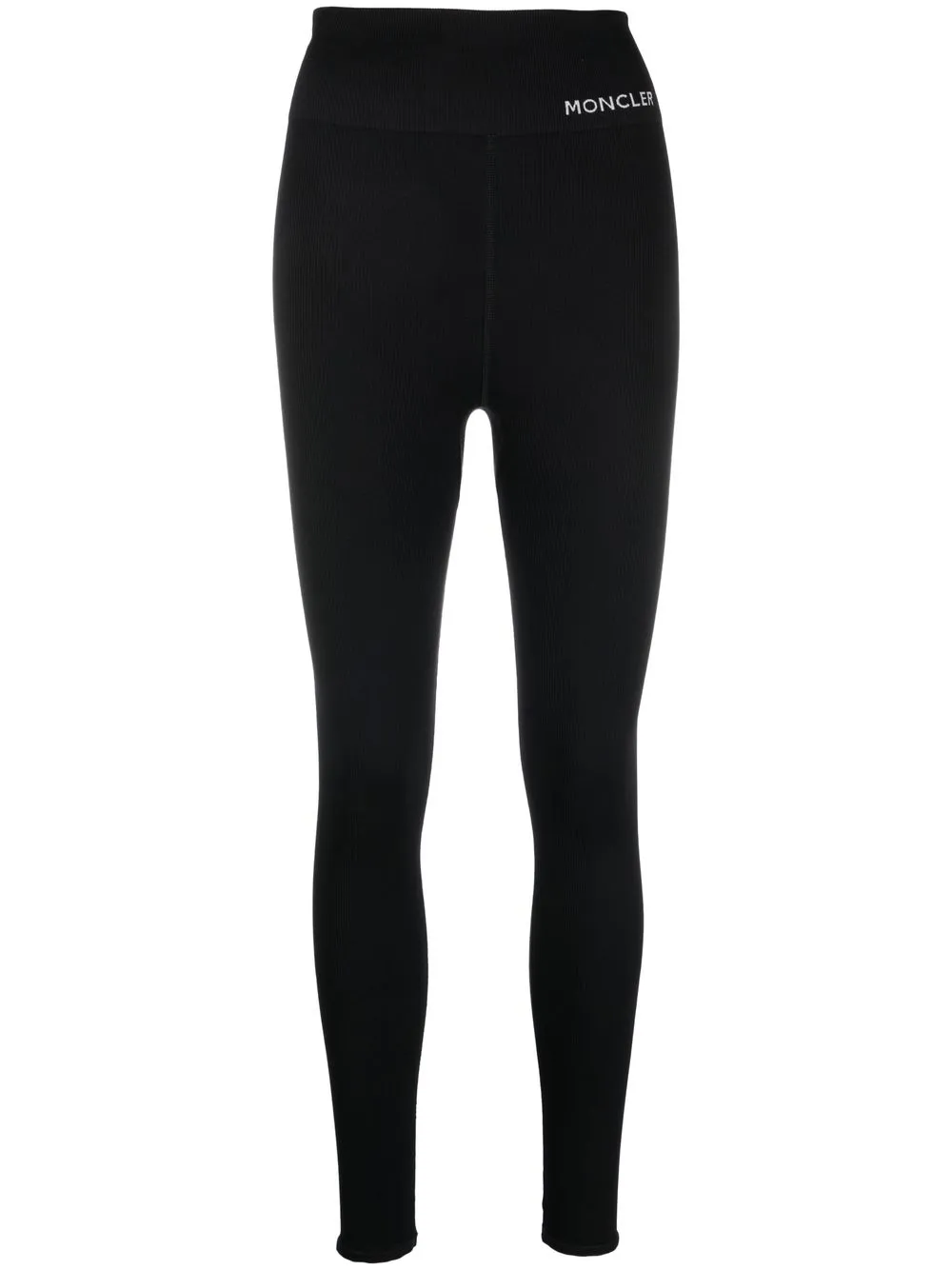 

Moncler leggins con tiro alto y logo estampado - Negro