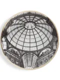 Fornasetti Galleria de Milano plate - Black