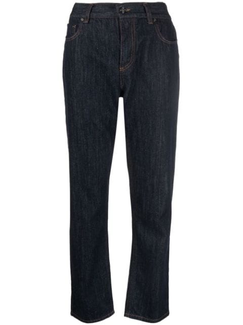 Missoni chevron-detail tapered jeans