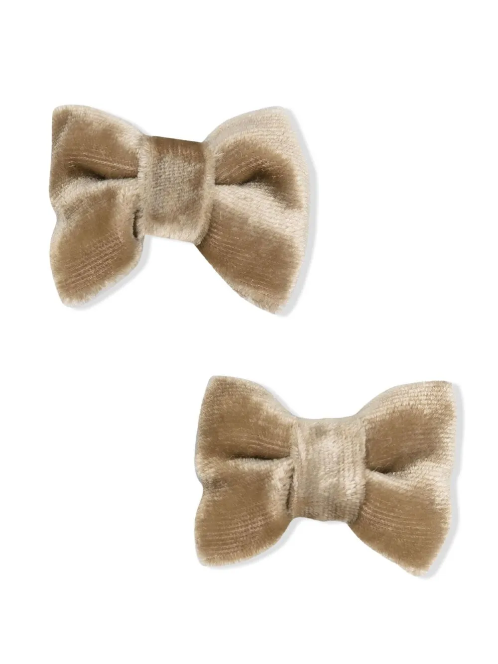 

Bonpoint bow-detail hair clip (set of 2) - Neutrals