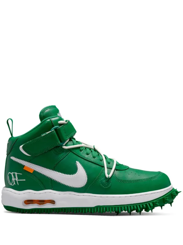 Nike offwhite Air Force 1 mid greenナイキ