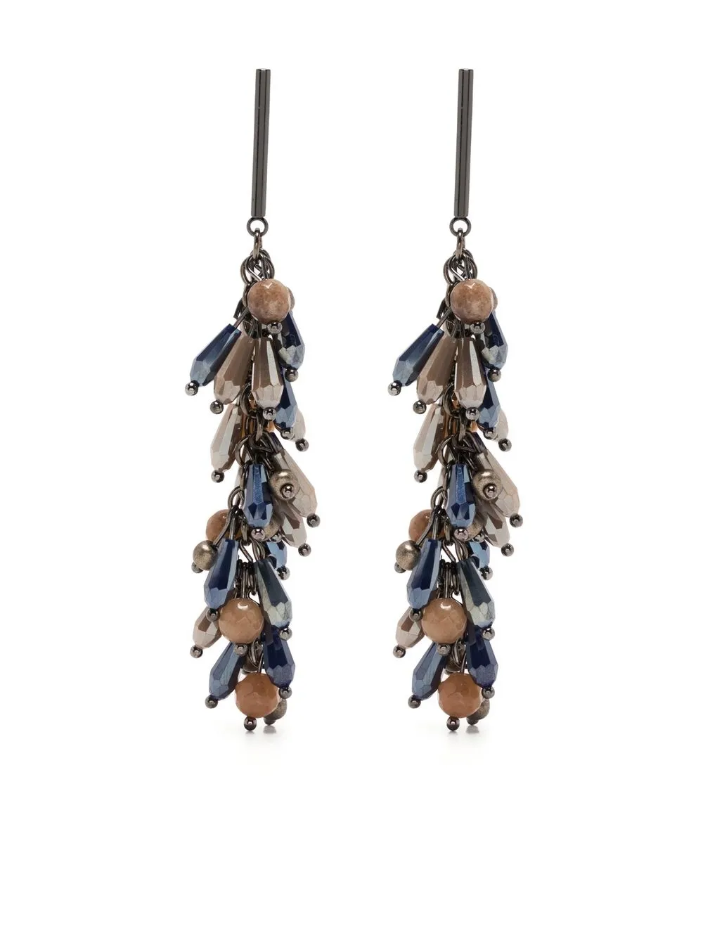

Peserico crystal-droplet earrings - Neutrals