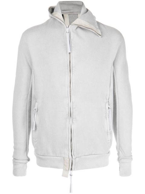 Boris Bidjan Saberi zip-up cotton hoodie