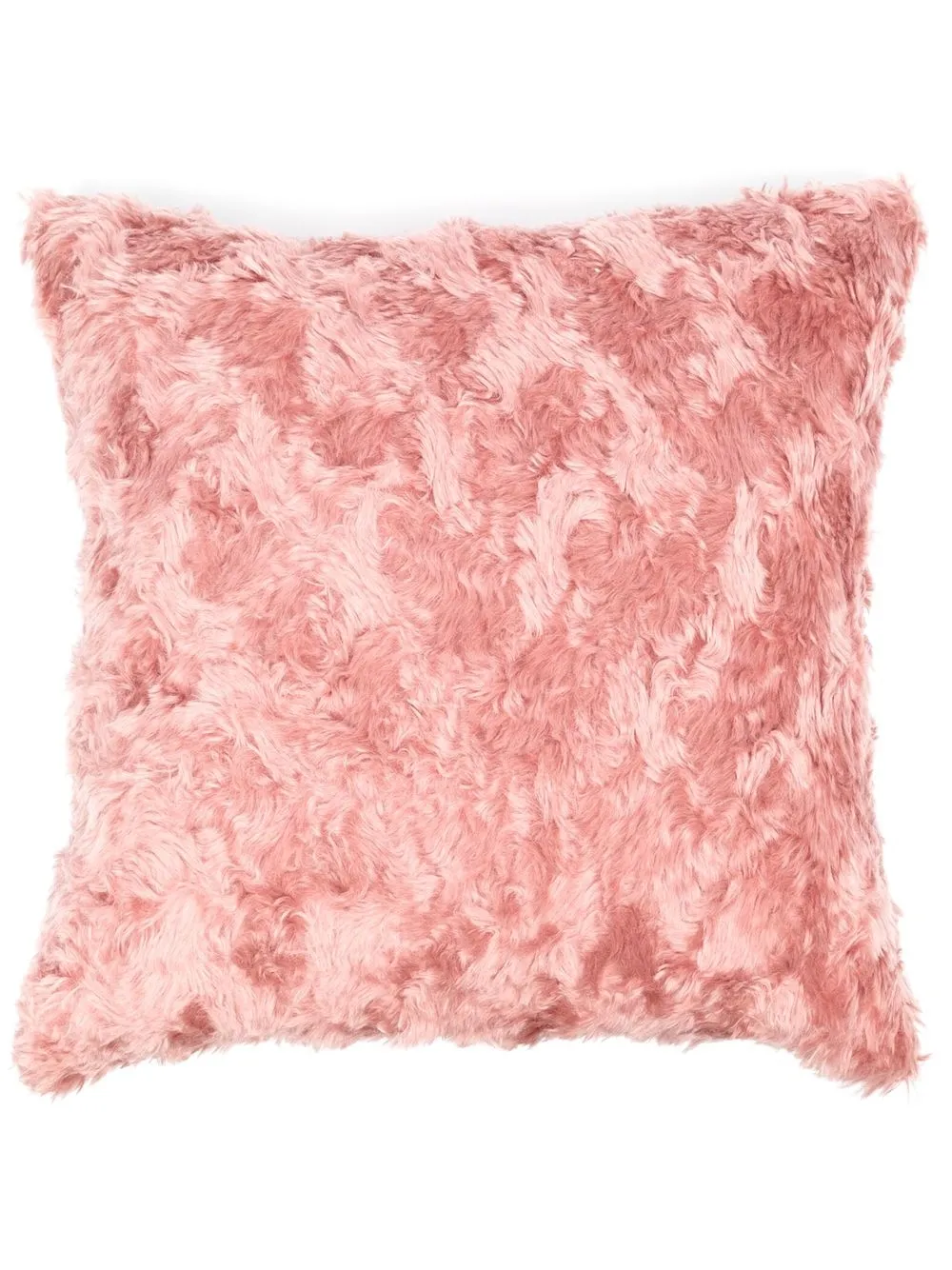 

Kvadrat cojín cuadrado en tejido mohair - Rosado