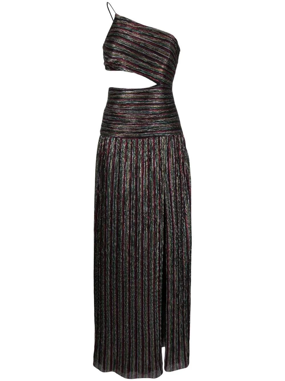 

Rebecca Vallance Ronnie one-shoulder gown dress - Multicolour