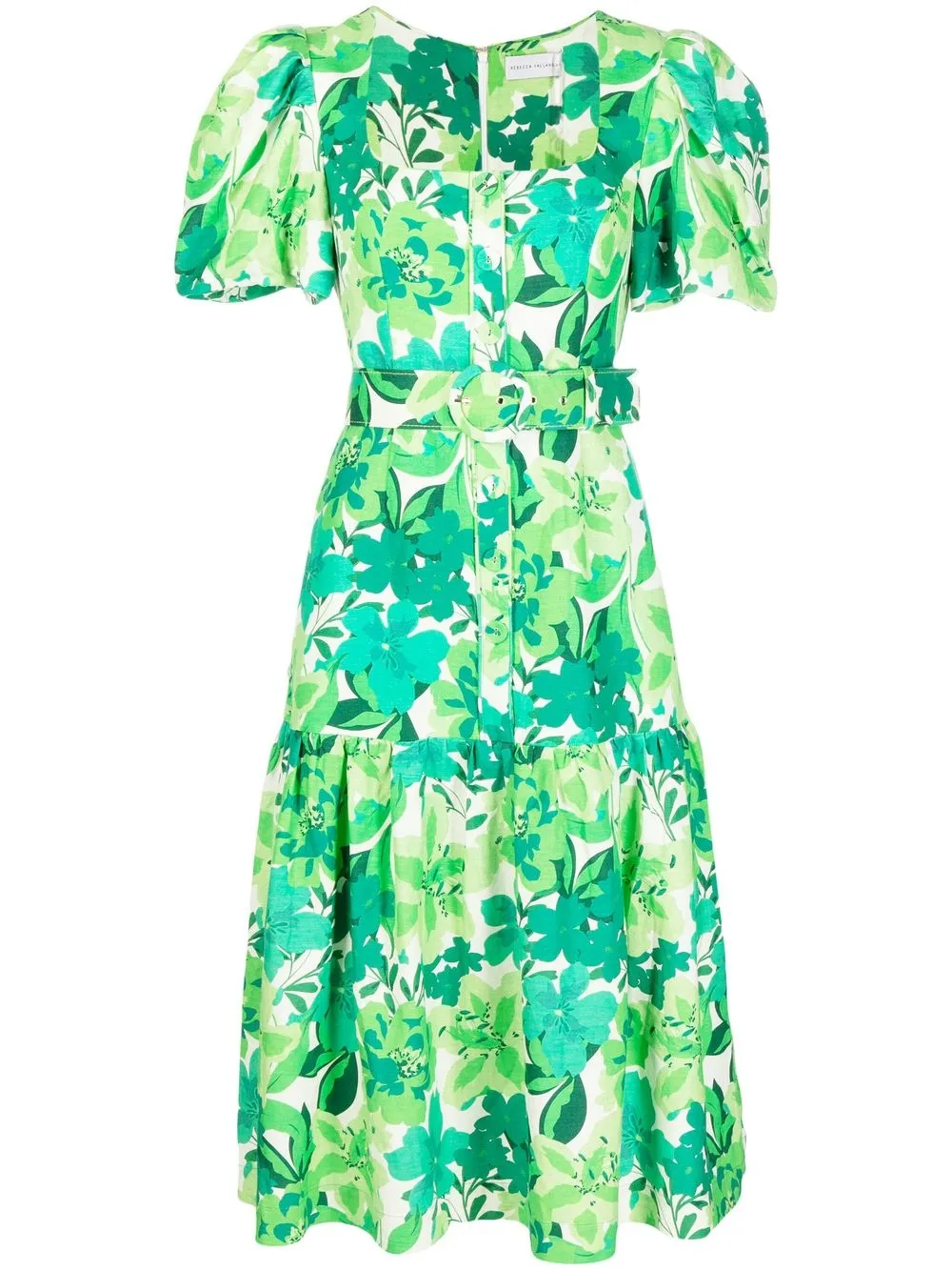 

Rebecca Vallance vestido Margeurita con estampado floral - Verde