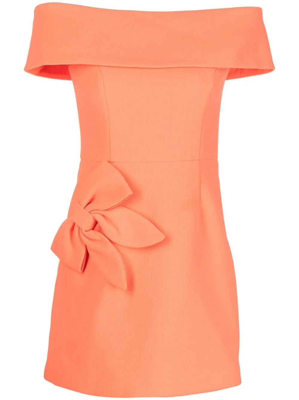 

Rebecca Vallance vestido corto con hombros descubiertos - Naranja