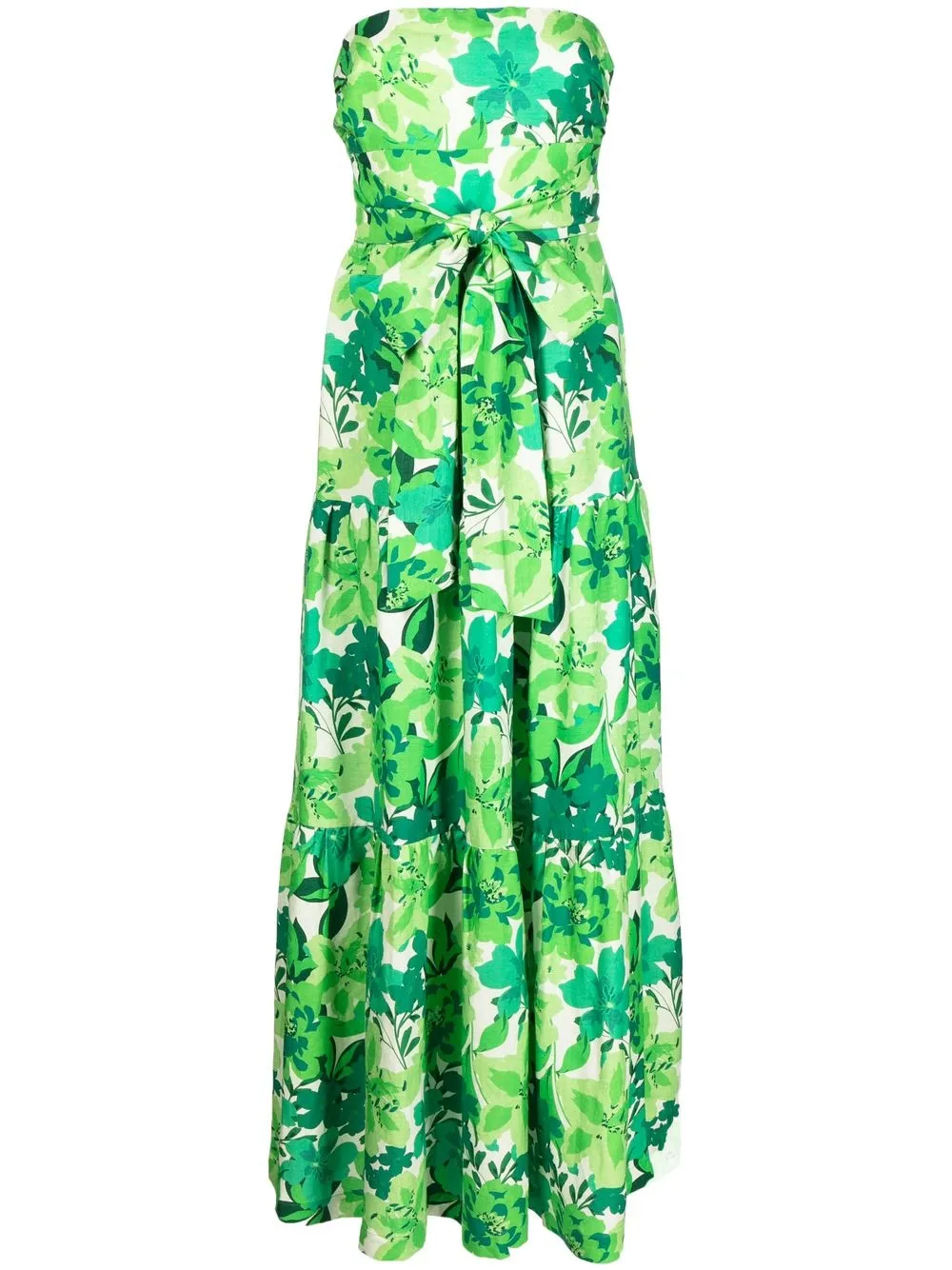 

Rebecca Vallance vestido largo Marguerita con estampado floral - Verde