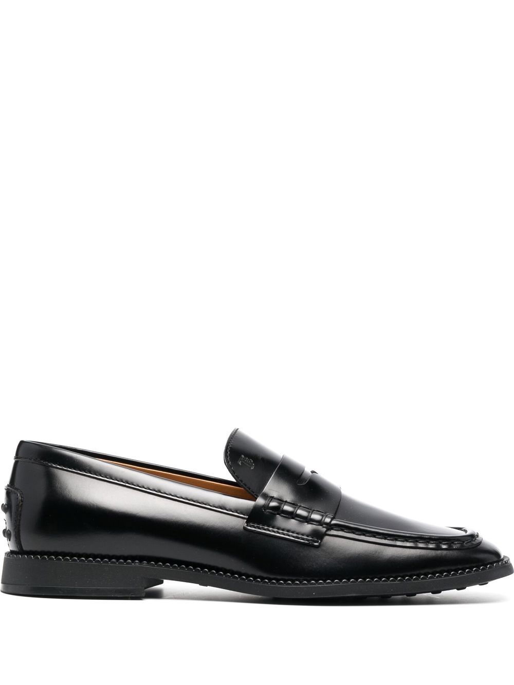 

Tod's mocasines penny con puntera cuadrada - Negro